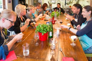 Lunch cooking workshop with your own group La cucina del sole Amsterdam