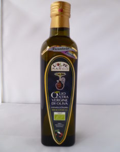 Frantoio Leccino organic extra virgin olive oil Bottle of 2,5 dl
