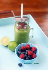 chilled green smoothie